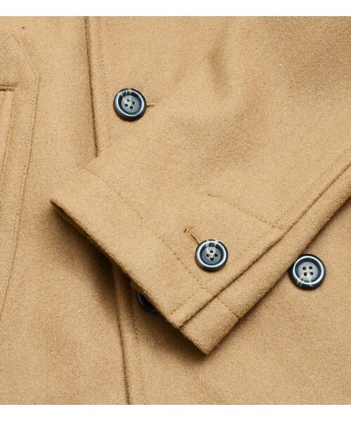 HAMNETT（ハムネット）の「【HAMNETT】 HOODED SHAWL MELTON（ジャケット/アウター・メンズ・ブラック/グレー/ターコイズブルー/ベージュ・S/M/L/AL）」の10枚目の写真