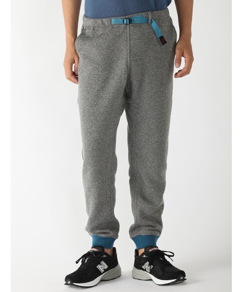 BEAVER（ビーバー）の「GRAMICCI/FLEECE NARROW RIB PANTS（パンツ・メンズ・BLACK/GREY/BEIGE・S/M/L）」の9枚目の写真
