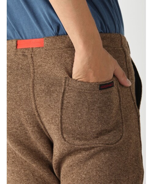 BEAVER（ビーバー）の「GRAMICCI/FLEECE NARROW RIB PANTS（パンツ・メンズ・BLACK/GREY/BEIGE・S/M/L）」の22枚目の写真