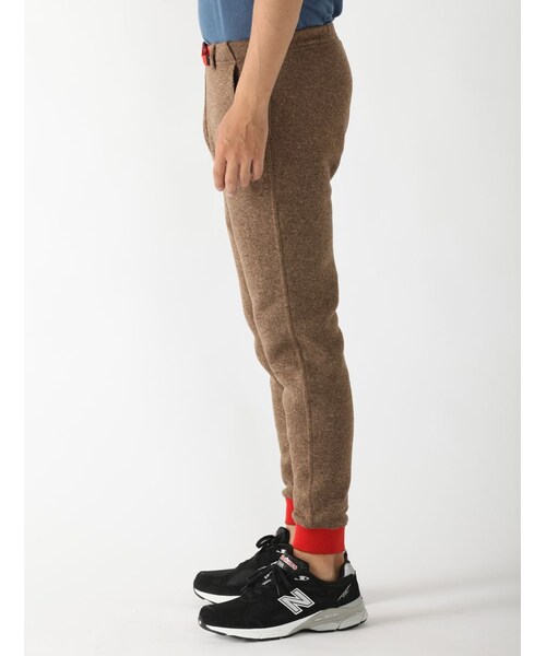 BEAVER（ビーバー）の「GRAMICCI/FLEECE NARROW RIB PANTS（パンツ・メンズ・BLACK/GREY/BEIGE・S/M/L）」の17枚目の写真
