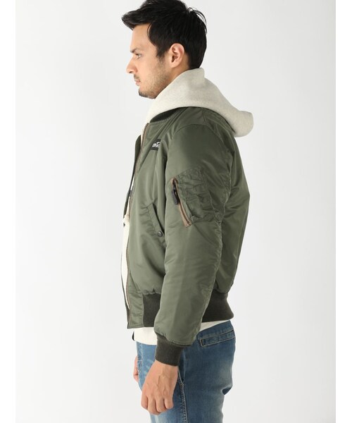WILD THINGS×UNITED CARR　L　MA-1　リバーシブル WILD THINGS×UNITED CARR L MA-1 リバーシブル - メルカリ