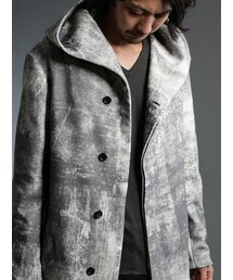 SHELLAC シェラック メルトン モッズコート ジャケット アウター SHELLAC シェラック ラビットファー モッズコート 50サイズ