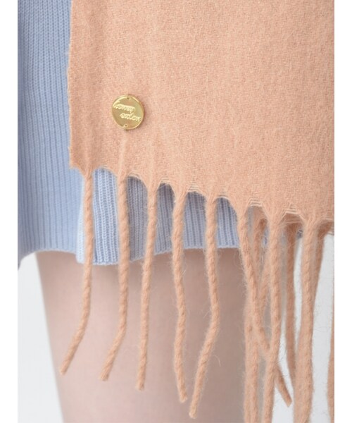 Honey Salon（ハニーサロン）の「Honeyラムファーストール（その他・レディース・キャメル/ブラック・Free）」の5枚目の写真