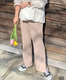 chocomee | スリットリブパンツ(その他パンツ)