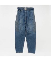 doublet | 【doublet】MEN CHAOS EMBROIDERY HEMP DENMIM PANTS 20SS13PT121(デニムパンツ)