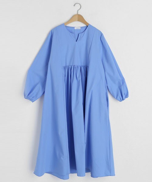 DHOLIC（ディーホリック）の「フレアギャザーワンピース（ワンピース・レディース・ピンク/ホワイト/ブルー・FREE）」の3枚目の写真