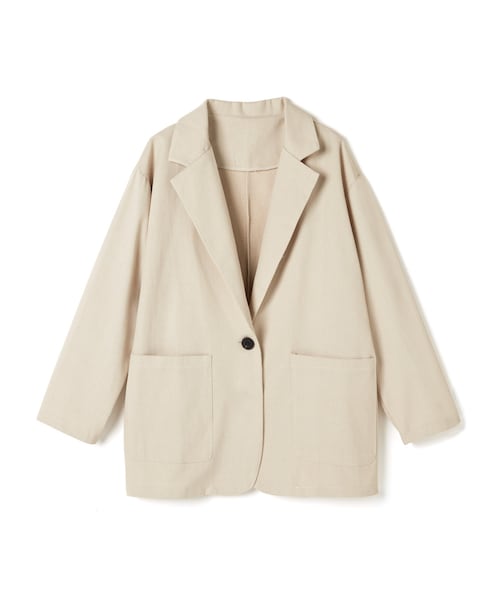 クレイル テーラードジャケット CLEL ジャケット テーラードジャケット 「CLEL」Loose Cord Lace
