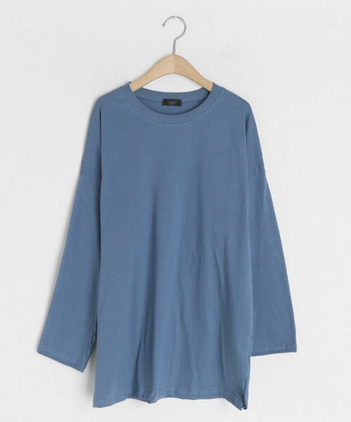 DHOLIC（ディーホリック）の「コットンボクシーTシャツ（Tシャツ/カットソー・レディース・ピンク/ホワイト/グリーン/ブルー/ブラック/オレンジ・FREE）」の5枚目の写真