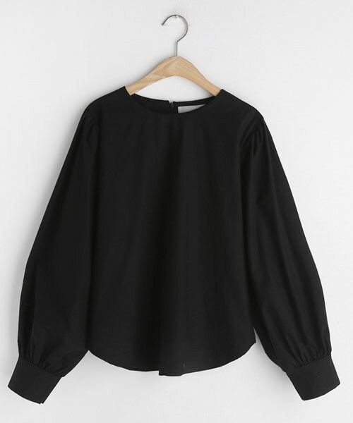 DHOLIC（ディーホリック）の「パフスリーブブラウス（シャツ/ブラウス・レディース・ホワイト/ベージュ/ブラック・FREE）」の2枚目の写真