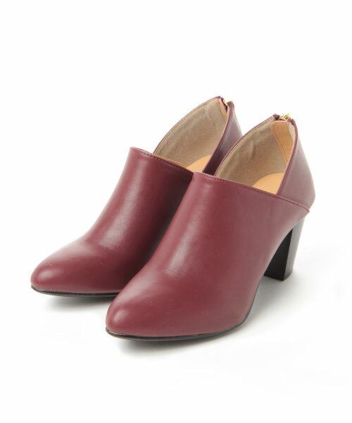 GLOBAL WORK（グローバルワーク）の「アンクルブーティー（シューズ・レディース・ブラック09/グレー18/ボルドー38・Ｓ/Ｍ/Ｌ）」の3枚目の写真