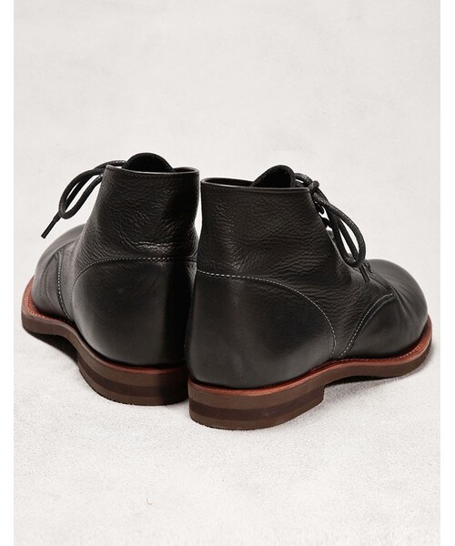 MR.OLIVE E.O.I(ミスターオリーブイーグルオブインデペンデンス)の「【先行予約】MR.OLIVE E.O.I WATER PROOF SHIRINK LEATHER / SEVEN HOLE HUNTING BOOTS(シューズ・メンズ・ブラック/ブラウン/ベージュ・7H/8H/9H/10H)」の5枚目の写真