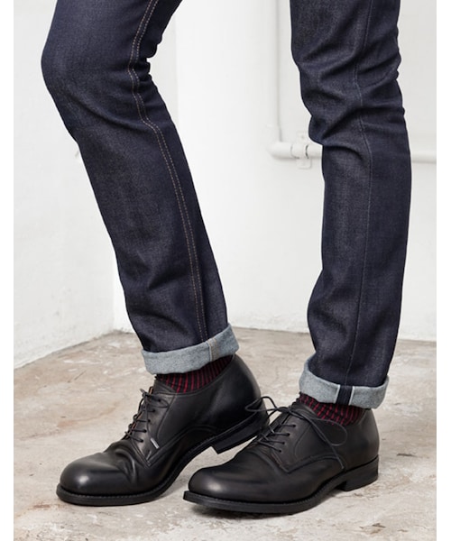 MR.OLIVE E.O.I（ミスターオリーブイーグルオブインデペンデンス）の「【先行予約】MR.OLIVE E.O.I WATER PROOF SHIRINK LEATHER / PLAIN TOE OXFORD SHOES（シューズ・メンズ・ブラック/ブラウン/ベージュ・7H/8H/9H/10H）」の9枚目の写真