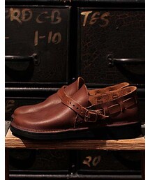 AURORA SHOES | AURORA SHOE MIDDLE ENGLIISH BROWN FOR MAN(シューズ)