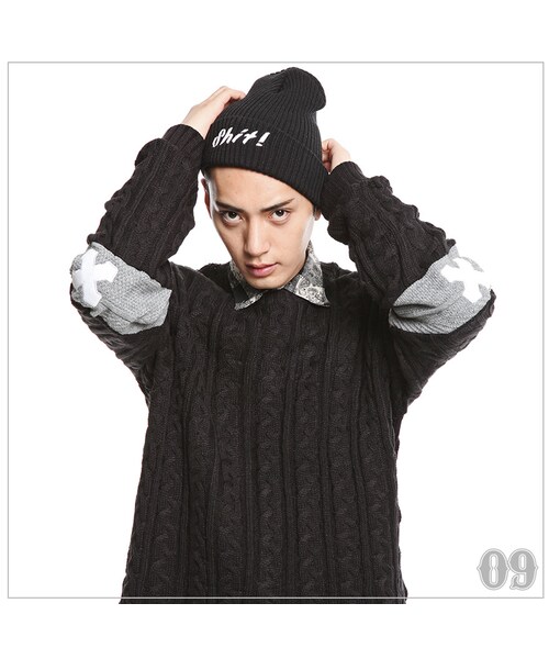 ROMANTIC CROWN（ロマンティッククラウン）の「09 KNIT BLACK（その他・メンズ・other・S/M/L/XL）」の6枚目の写真