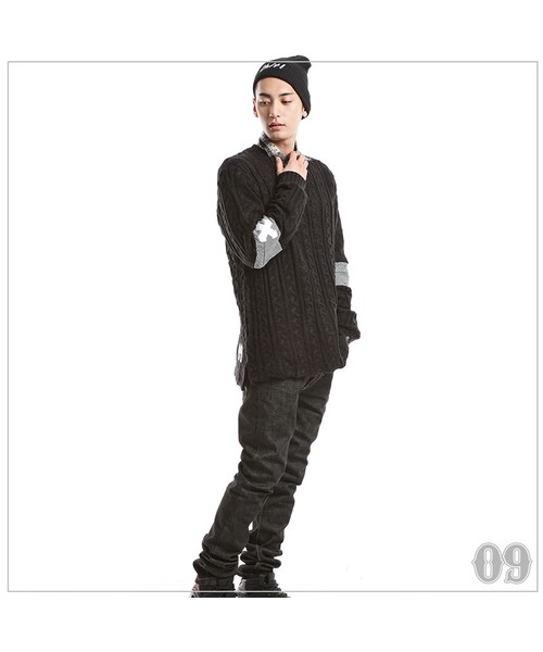ROMANTIC CROWN（ロマンティッククラウン）の「09 KNIT BLACK（その他・メンズ・other・S/M/L/XL）」の4枚目の写真