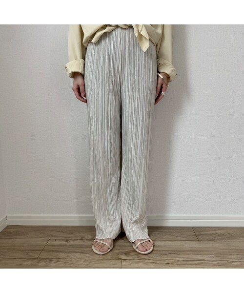 STORES.jp（ストアーズドットジェーピー）の「ギャザーパンツ/ white（その他パンツ・レディース・その他）」の7枚目の写真