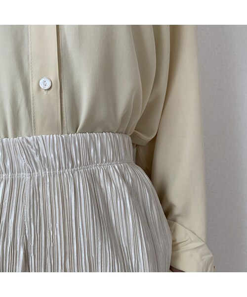 STORES.jp（ストアーズドットジェーピー）の「ギャザーパンツ/ white（その他パンツ・レディース・その他）」の10枚目の写真