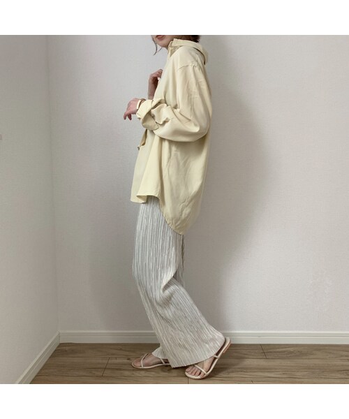 STORES.jp（ストアーズドットジェーピー）の「ギャザーパンツ/ white（その他パンツ・レディース・その他）」の6枚目の写真