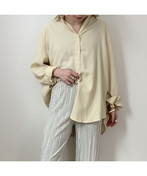 STORES.jp（ストアーズドットジェーピー）の「ギャザーパンツ/ white（その他パンツ・レディース・その他）」の2枚目の写真