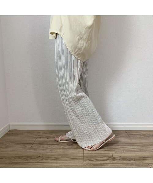 STORES.jp（ストアーズドットジェーピー）の「ギャザーパンツ/ white（その他パンツ・レディース・その他）」の5枚目の写真