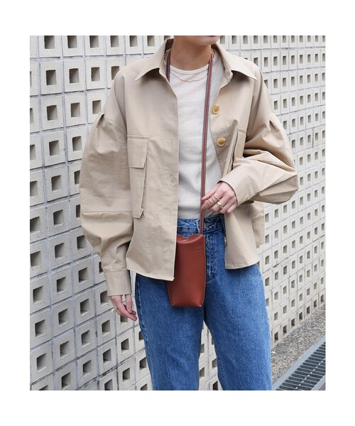 no brand(ノーブランド)の「バルーンスリーブワークJK(その他アウター・レディース・その他)」の2枚目の写真