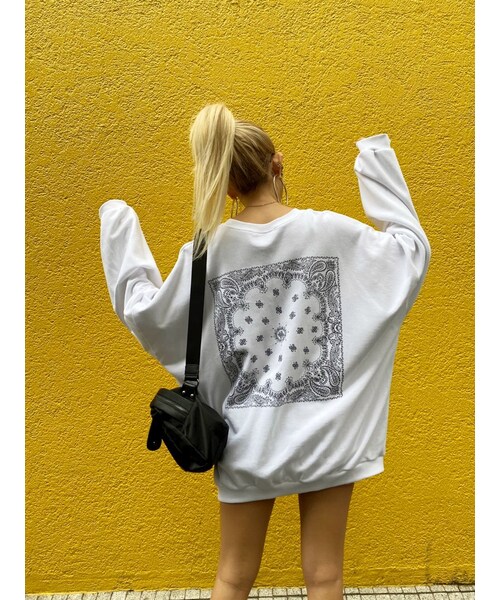 no brand（ノーブランド）の「ミニ裏SW｢paisley｣#1018（スウェット・レディース・その他）」の3枚目の写真