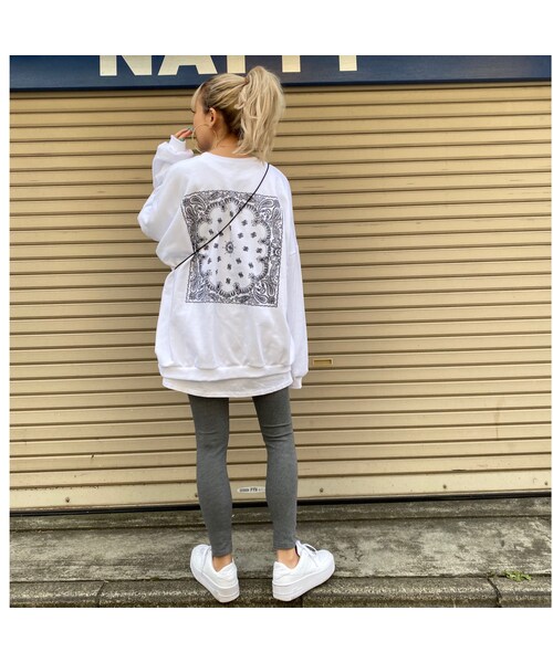 no brand（ノーブランド）の「ミニ裏SW｢paisley｣#1018（スウェット・レディース・その他）」の5枚目の写真