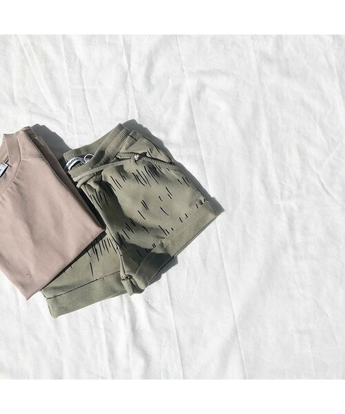 cache cache（カシュ カシュ）の「MINGO.   short(grass printl oak)（その他パンツ・キッズ・その他）」の3枚目の写真