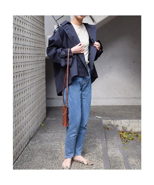 no brand（ノーブランド）の「ショートトレンチJK（トレンチコート・レディース・その他）」の9枚目の写真