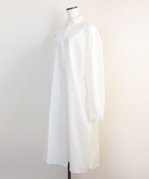 no brand（ノーブランド）の「タイプライターコットンスタンドシャツOP（ワンピース・レディース・その他）」の9枚目の写真