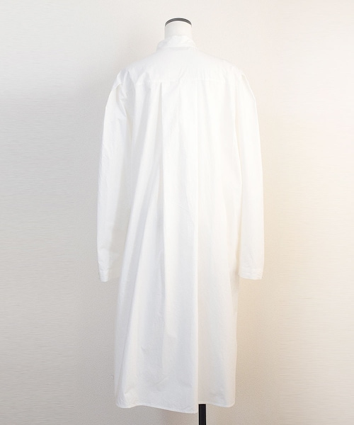 no brand（ノーブランド）の「タイプライターコットンスタンドシャツOP（ワンピース・レディース・その他）」の12枚目の写真