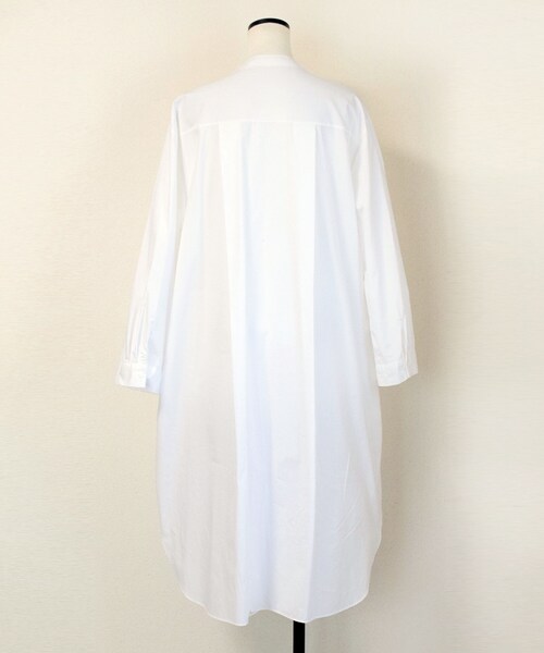 no brand(ノーブランド)の「フロントヨークシャツOP 【WHITE/BLACK】(ワンピース・レディース・その他)」の12枚目の写真