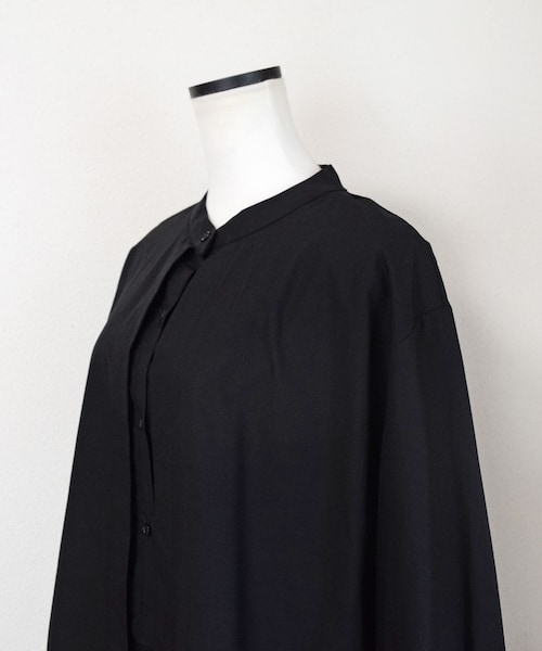 no brand(ノーブランド)の「フロントヨークシャツOP 【WHITE/BLACK】(ワンピース・レディース・その他)」の15枚目の写真