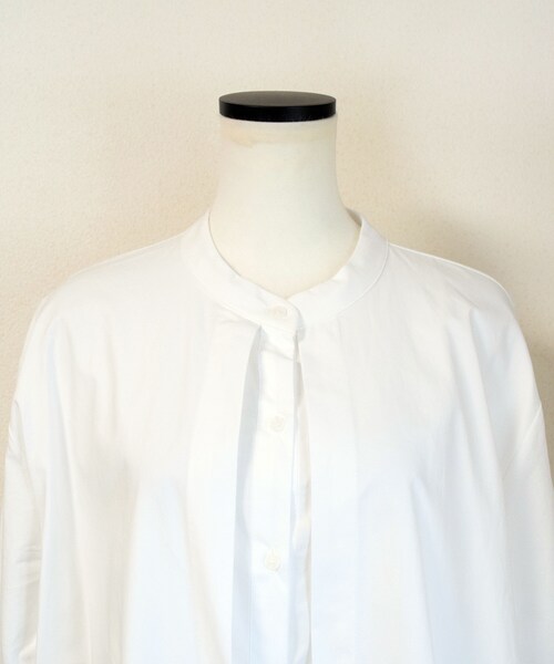 no brand(ノーブランド)の「フロントヨークシャツOP 【WHITE/BLACK】(ワンピース・レディース・その他)」の10枚目の写真