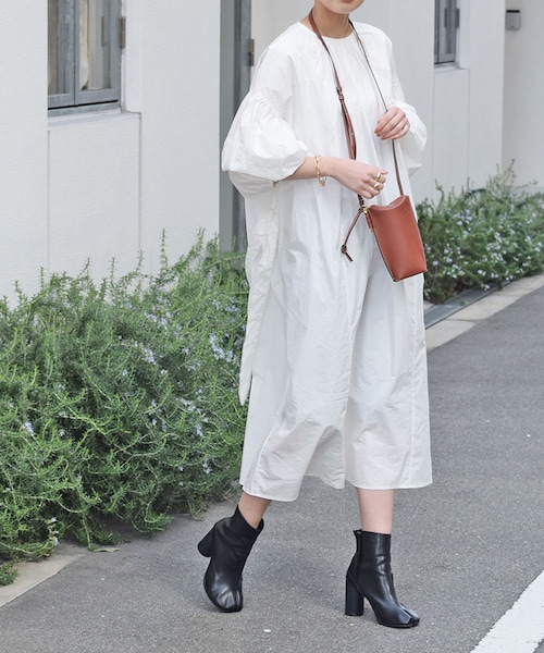 no brand（ノーブランド）の「バルーンシャツベルトOP（ワンピース・レディース・その他）」の3枚目の写真