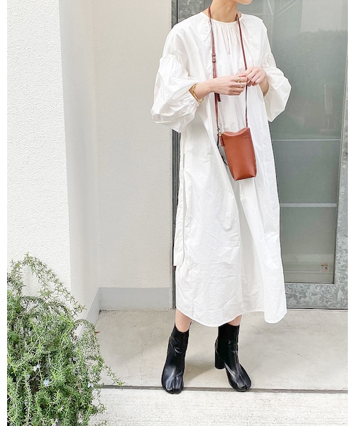 no brand（ノーブランド）の「バルーンシャツベルトOP（ワンピース・レディース・その他）」の6枚目の写真