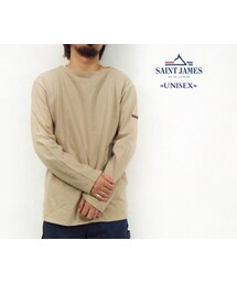SAINT JAMES | OUESSANT "SOLID" [ SABLE(BEG)(LBR) ](Tシャツ/カットソー)