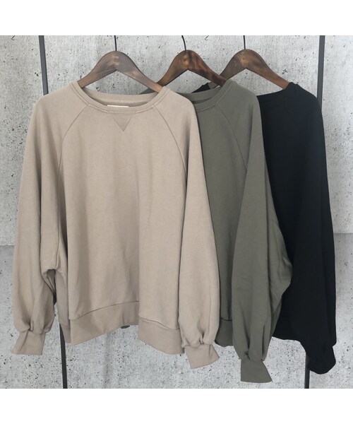 copine(コピン)の「NEWカラー登場!ゆる可愛い!バックラベルオーバーサイズプルオーバー(4color)【クリックポスト対象商品】(スウェット・レディース・その他)」の12枚目の写真