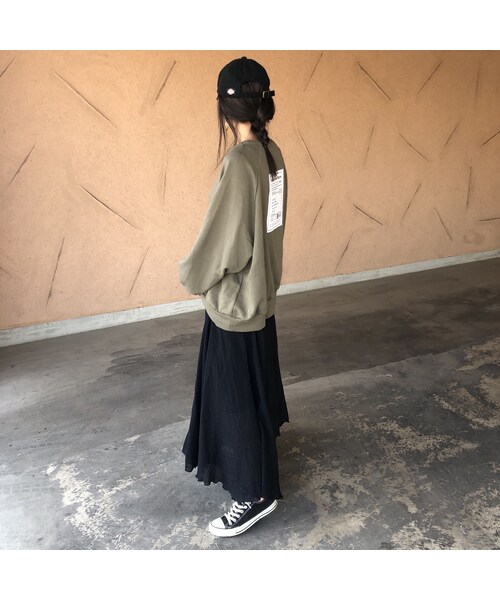 copine(コピン)の「NEWカラー登場!ゆる可愛い!バックラベルオーバーサイズプルオーバー(4color)【クリックポスト対象商品】(スウェット・レディース・その他)」の10枚目の写真