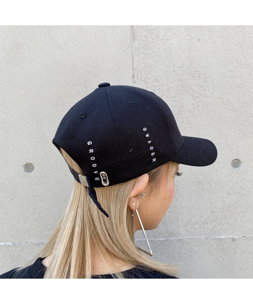 no brand（ノーブランド）の「ロゴいっぱいCAP｢RESPECT｣（キャップ・レディース・その他）」の2枚目の写真