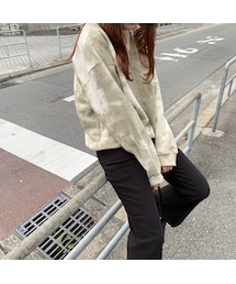 no brand | ｟即納｠oversize marble sweat(スウェット)