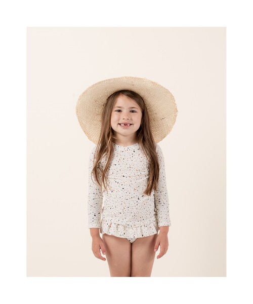 cache cache（カシュ カシュ）の「rylee+cru     terrazzo  rashguard  set（水着・キッズ・その他）」の3枚目の写真