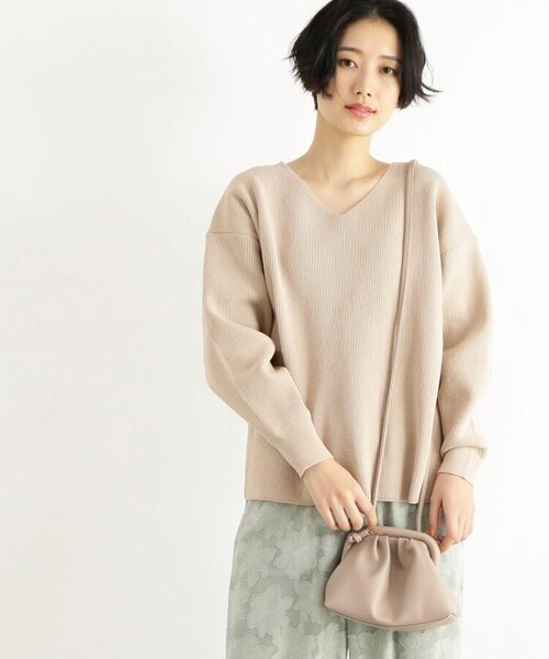 OZOC（オゾック）の「がま口ギャザーミニショルダーバッグ（バッグ・レディース・オリーブグリーン(026)/ライトベージュ(051)・00）」の8枚目の写真