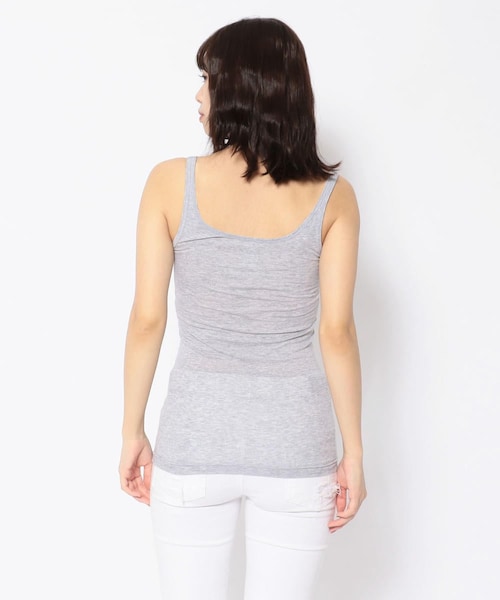 HANES（ヘインズ）の「Hanes/ヘインズ 1P Hanes Undies Tami ウィメンズ タミ HW2-K201 タンクトップ（トップス・WHITE/BLACK/GREY・F）」の3枚目の写真