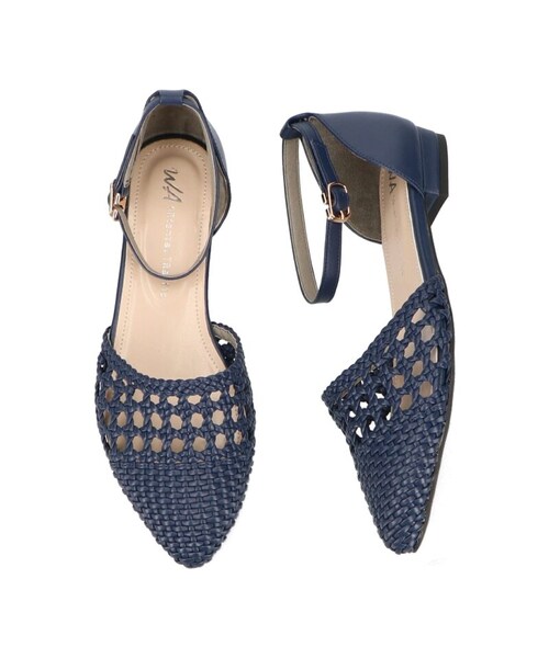 ORiental TRaffic(オリエンタルトラフィック)の「メッシュセパレートパンプス(シューズ・レディース・キャメル/ネイビー/ホワイト・SS/S/M/L/LL/3L)」の2枚目の写真