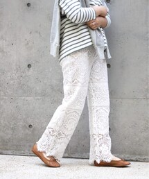 SLOBE IENA | レースフレアーパンツ◆(パンツ)