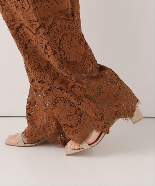 SLOBE IENA(スローブイエナ)の「レースフレアーパンツ◆(パンツ・ホワイト/36/在庫なし/38/40)」の14枚目の写真