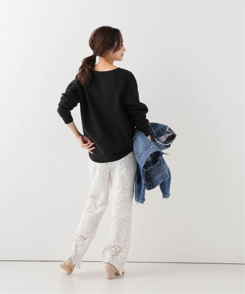 SLOBE IENA(スローブイエナ)の「レースフレアーパンツ◆(パンツ・ホワイト/36/在庫なし/38/40)」の5枚目の写真