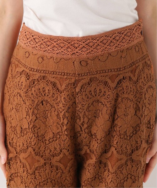 SLOBE IENA(スローブイエナ)の「レースフレアーパンツ◆(パンツ・ホワイト/36/在庫なし/38/40)」の11枚目の写真