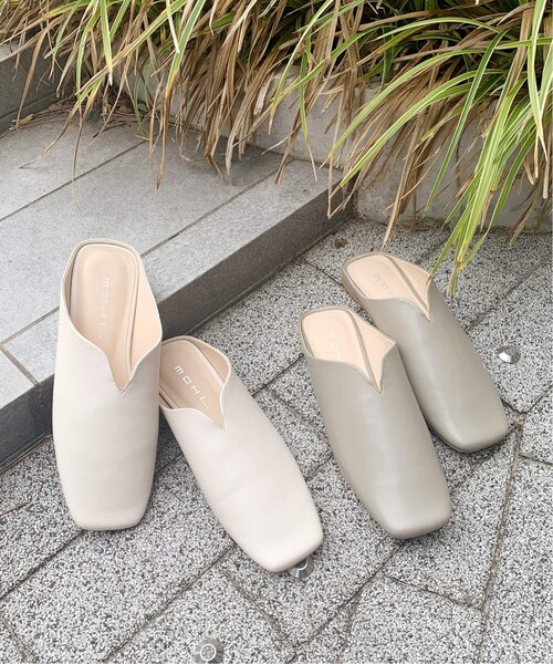 JOURNAL STANDARD（ジャーナルスタンダード）の「スクエアスリッパ◆（シューズ・ナチュラル/36/37/38/39/在庫なし）」の5枚目の写真